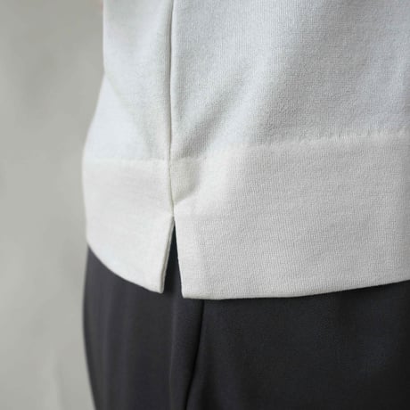 【SISIA】コットンシルク ハイツイストTシャツ