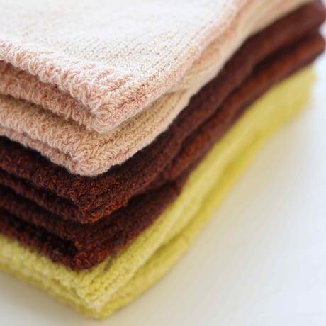 【SISIA】コットンシルク パイルソックス(22-24cm)