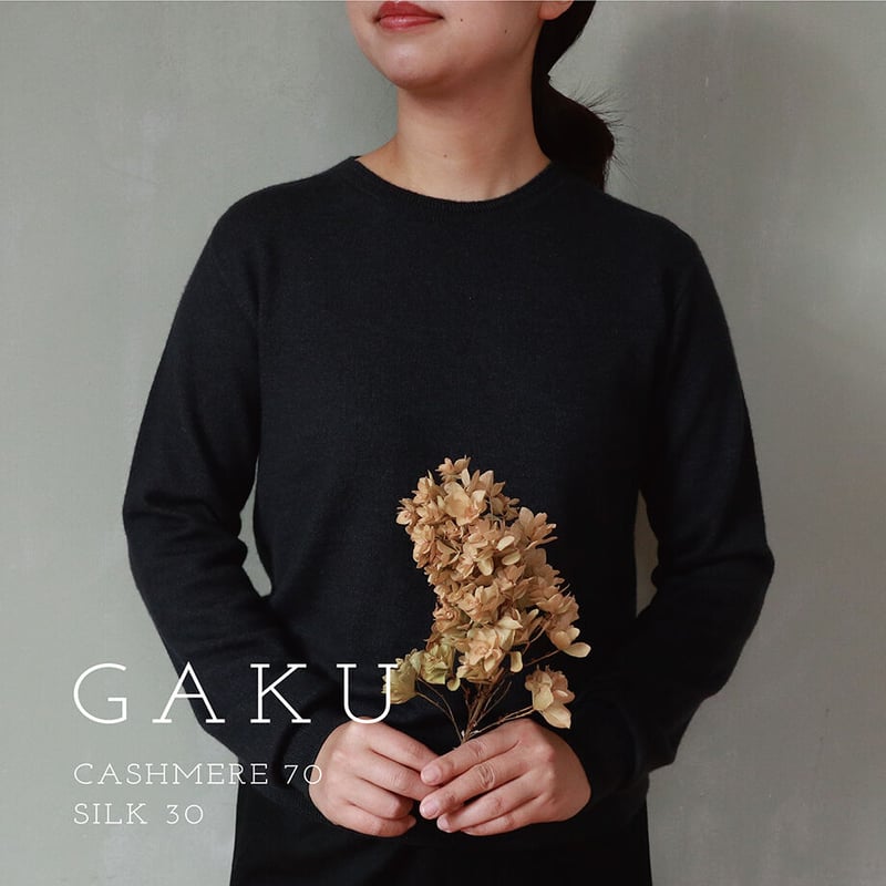 GAKU エポーレットセーター（レディース）〚SW1400〛 | & Silk