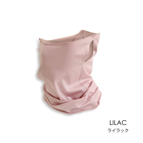 【在庫限りで販売終了】なめらかシルクのネックゲイター
