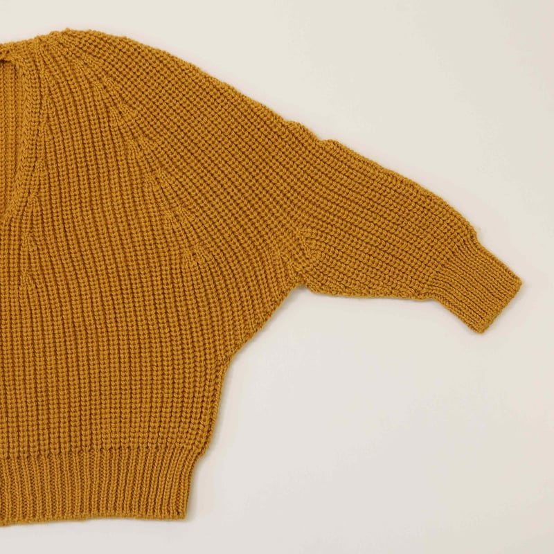 在庫限りで販売終了】コクーンプルオーバー片畦 | & Silk