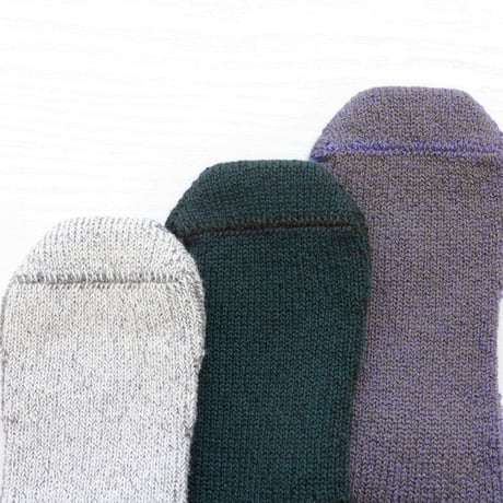 【SISIA】コットンシルク パイルソックス（25-27cm)