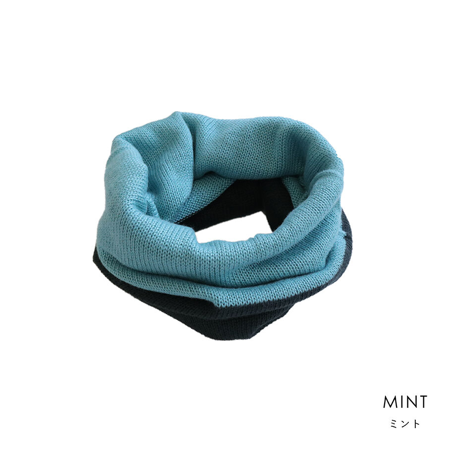 シルクネックウォーマー<2 TONE COLOR >〚NE0664A〛 | & Silk