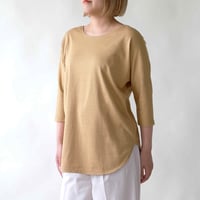 【sof.】シルクノイル ドルマンTシャツ