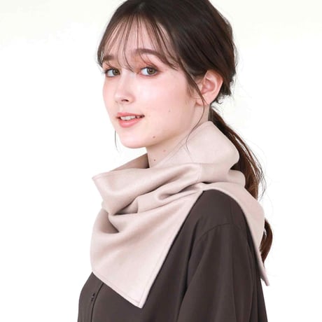 【KOHARU】シルクフリース スリットスヌード