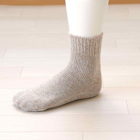 【hasegawa】ウールシルクアンゴラローゲージソックス（25-27cm）