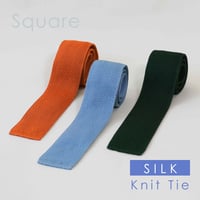 タッサーシルクフィラメント スクエアタイ〚TE0053〛