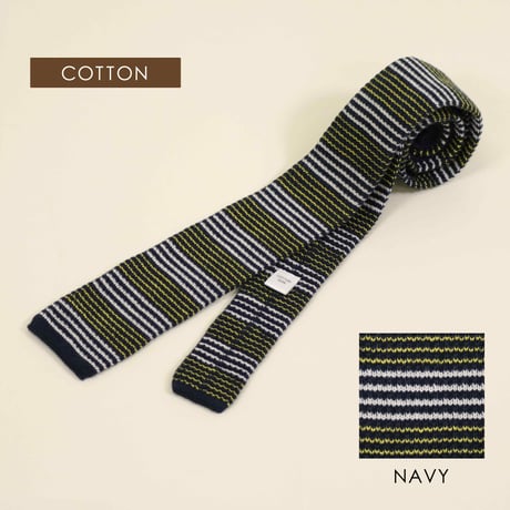 オーガニックコットンボーダータイ〚TE0060〛