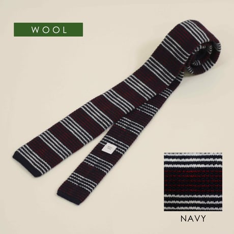 ファインネスウールボーダータイ〚TE0058〛