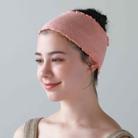 【hasegawa】エコシルクの洗顔ヘアバンド