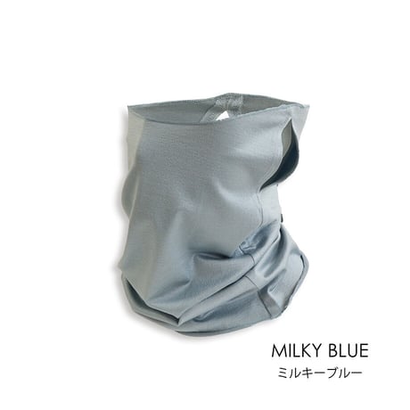 【在庫限りで販売終了】なめらかシルクのネックゲイター