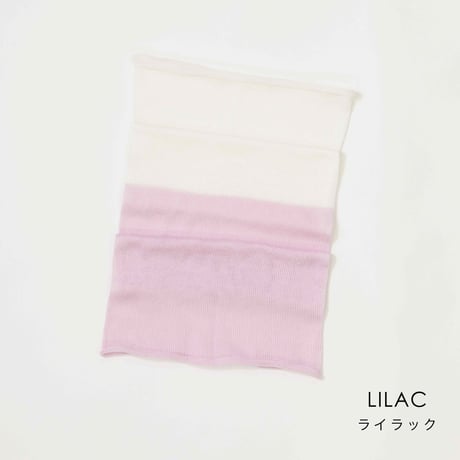【sof.】さらさらシルクネックカバー ＜2TONE COLOR＞