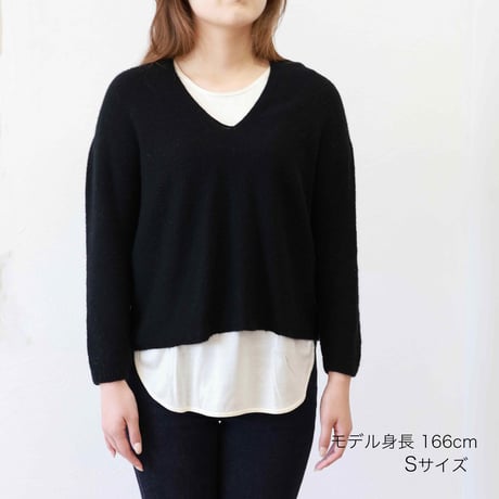 【在庫限りで販売終了】スリットネックプルオーバー〚SW0957〛