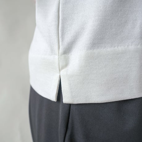 【SISIA】コットンシルク ハイツイストTシャツ
