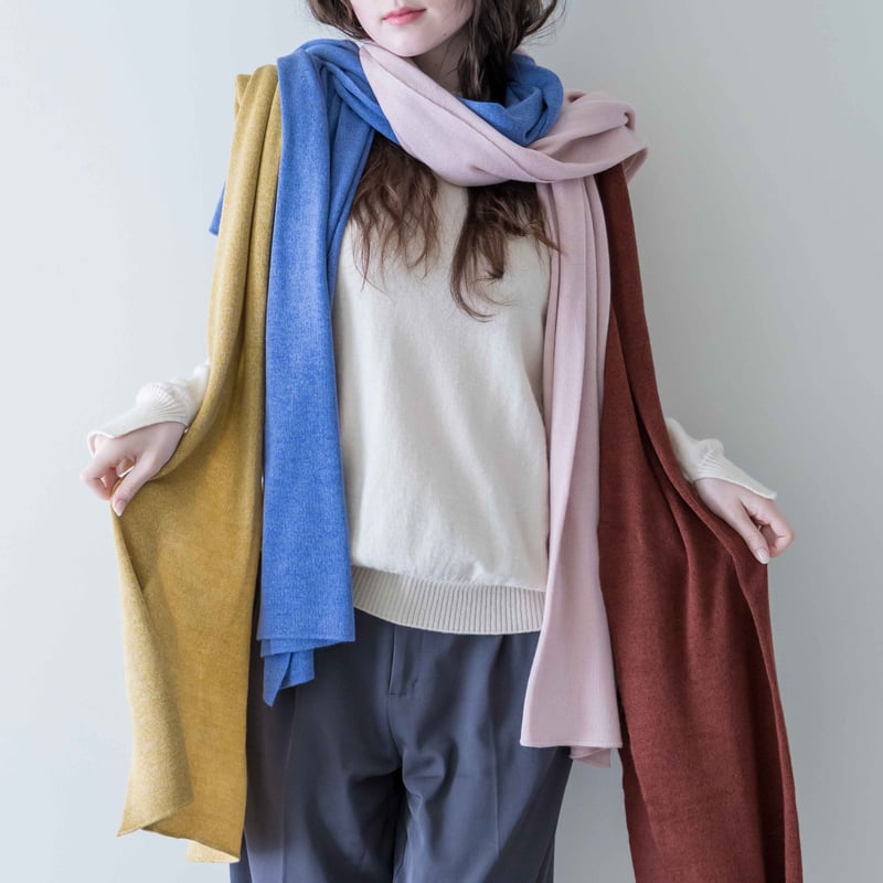 KOHARU】シルクストール＜メランジ＞ | & Silk