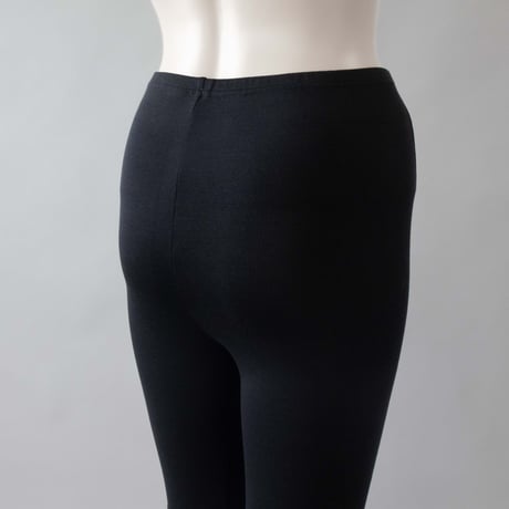 【SISIA】ウォッシャブルシルク スリット入りレギンス