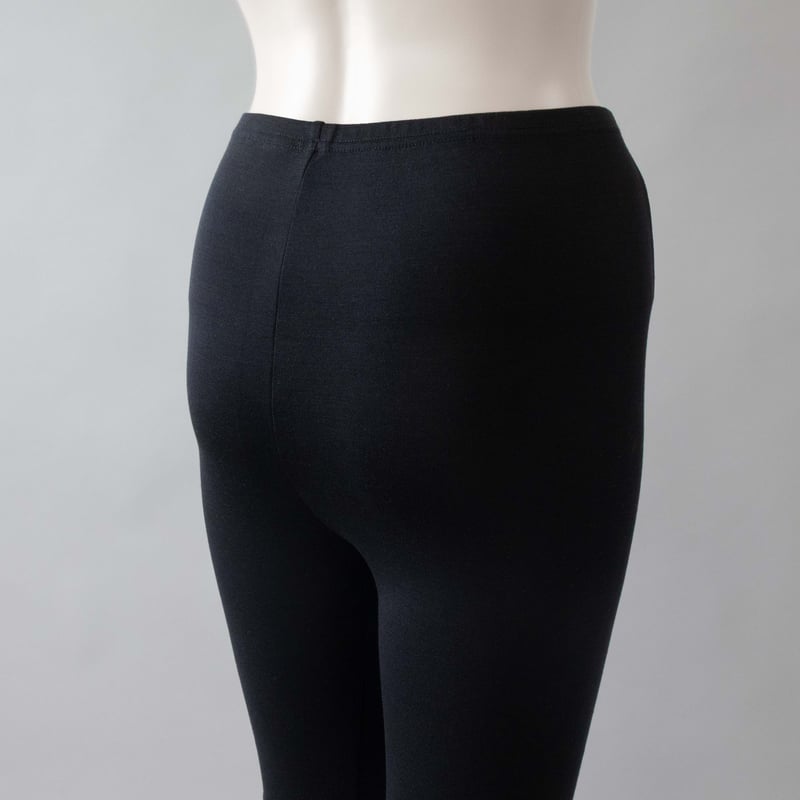SISIA】ウォッシャブルシルク スリット入りレギンス | & Silk