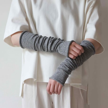 【hasegawa】エコシルクでつくった シルクアームウォーマー"ロング"