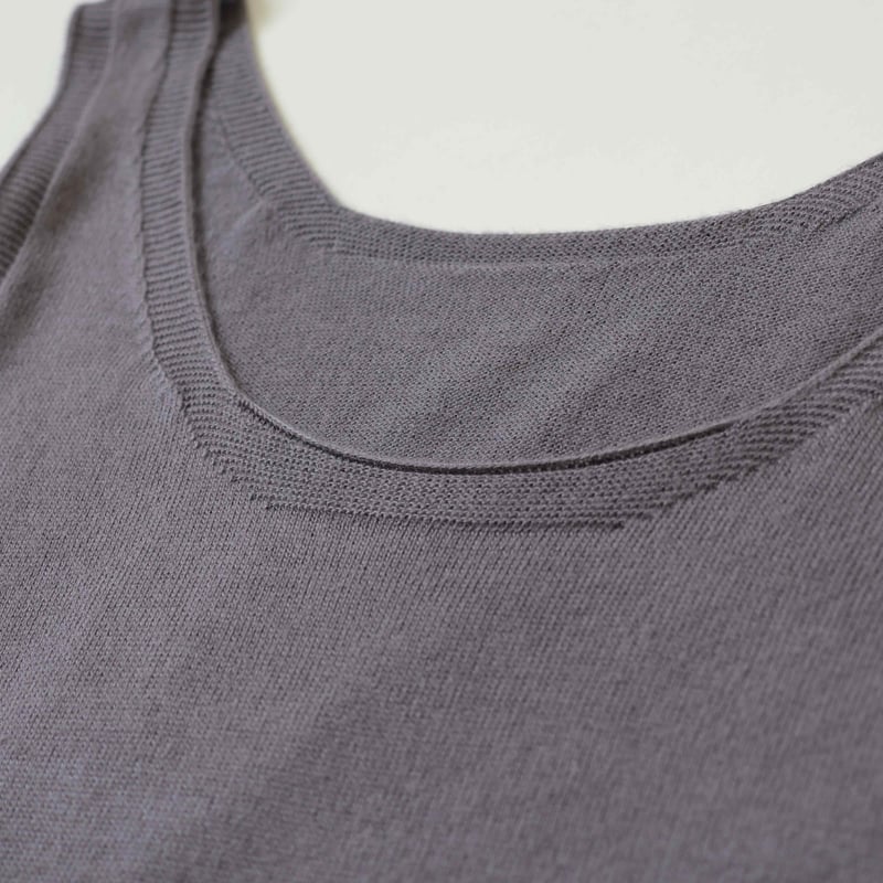 ウォッシャブルシルクタンクトップ天竺〚IN1501〛 | & Silk ウォッシャブルシルクタンクトップ天竺〚IN1501〛 | & Silk