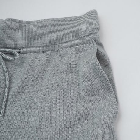 【sof.】シルクスウェット ロングパンツ