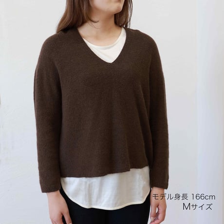 【在庫限りで販売終了】スリットネックプルオーバー〚SW0957〛