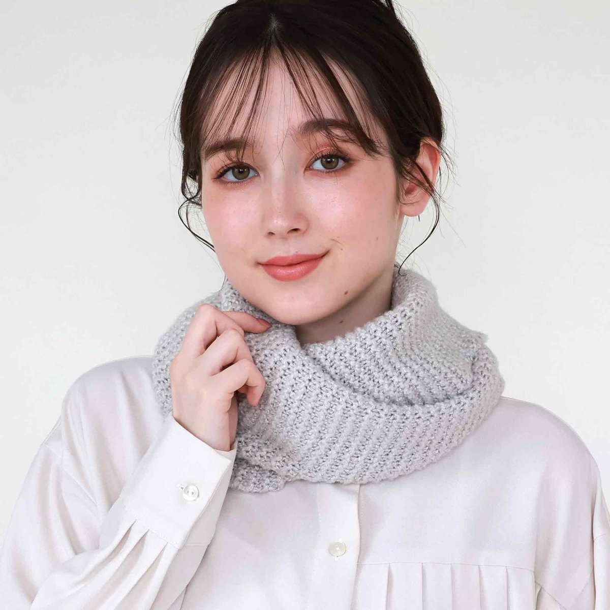 KOHARU】フラッフィーシルクスヌード | & Silk