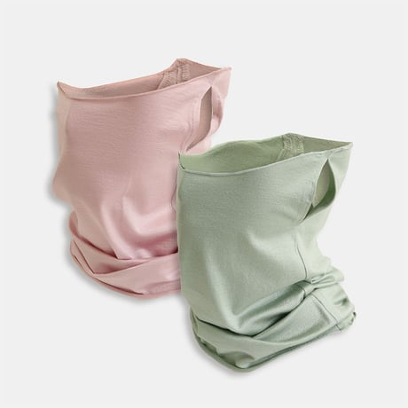 【在庫限りで販売終了】なめらかシルクのネックゲイター