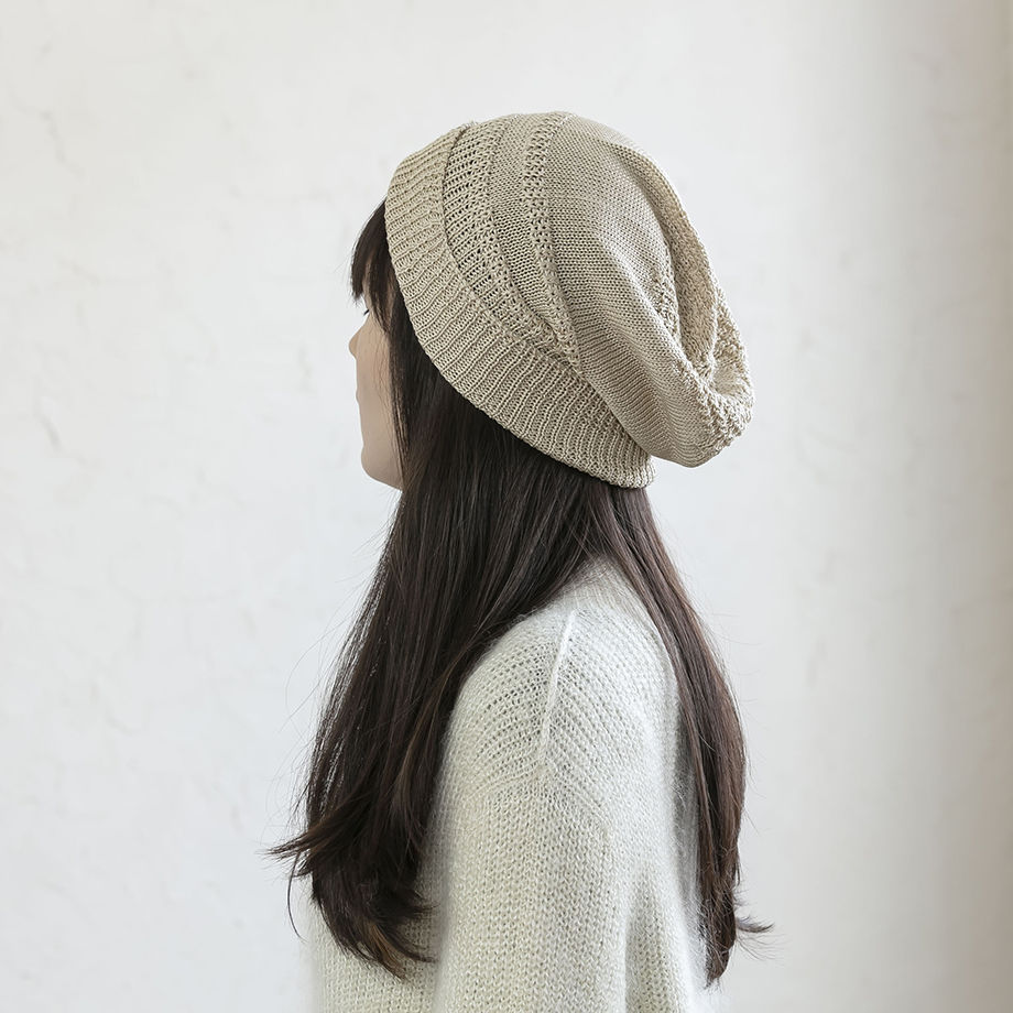 Sugri ニットキャップ　シルクモエア Sugri ニットキャップ シルクモエア