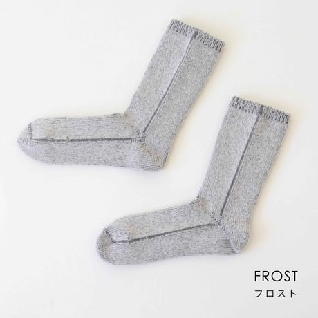 【SISIA】コットンシルク パイルソックス（25-27cm)