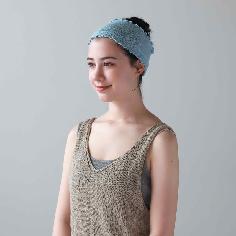 hasegawa】エコシルクの洗顔ヘアバンド | & Silk