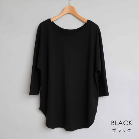 【sof.】シルクノイル ドルマンTシャツ