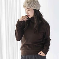 【SISIA】シルク タートルネックエポーレットセーター（レディース）