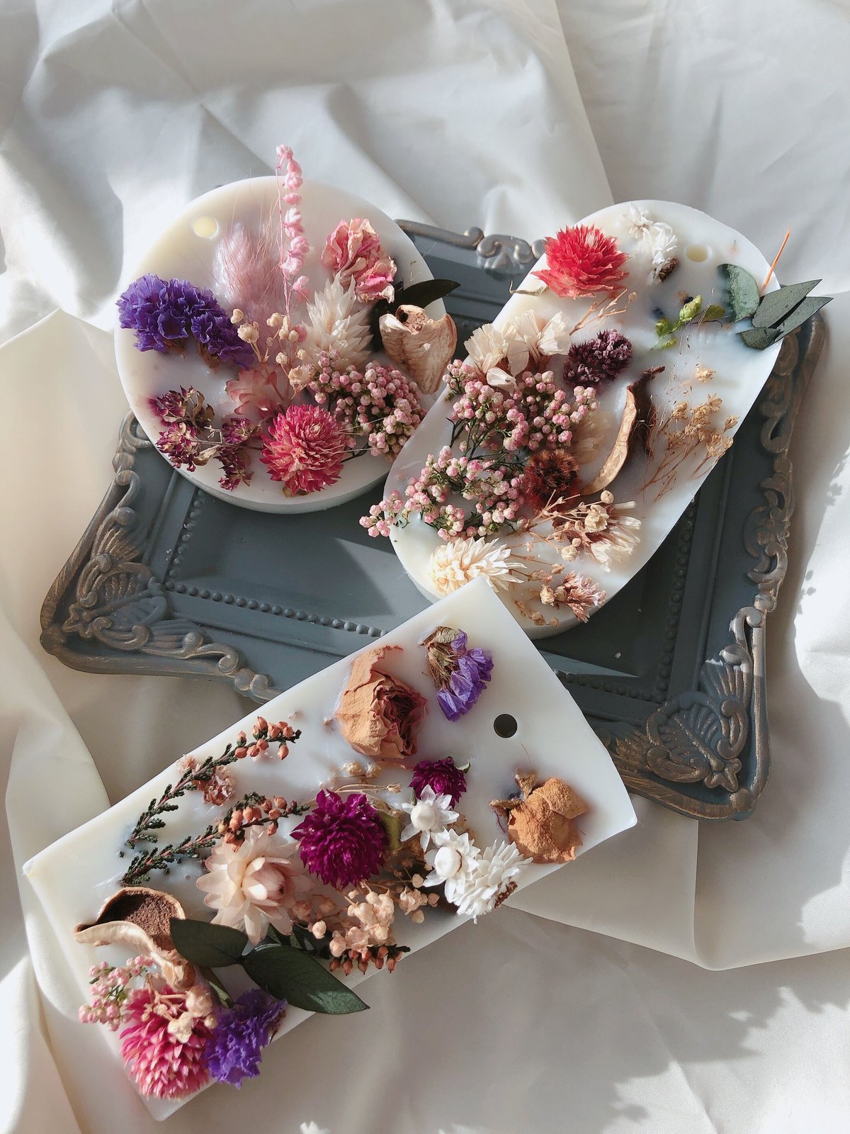 ◇マドレーヌ型◇アンティーク アロマワックスサシェ◇アロマワックス