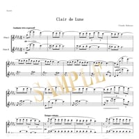 【Flute Duo】月の光（Clair de Lune） / ドビュッシー