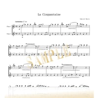 【Flute Duo】金婚式（La Cinquantaine）／ガブリエル・マリー