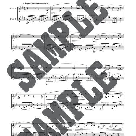【PDF】フルートデュオ名曲集25