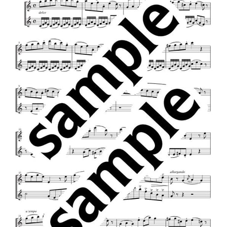 E.ケーラー 15のやさしい練習曲 作品33-1の旋律による2重奏曲集