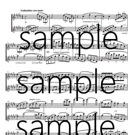 【PDF】続々フルートデュオ名曲集25