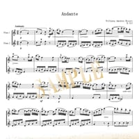 【Flute Duo】アンダンテ K.315／W.A.モーツァルト