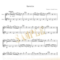 【Flute Duo】ガヴォット（Gavotte）／フランソワ＝ジョゼフ・ゴセック