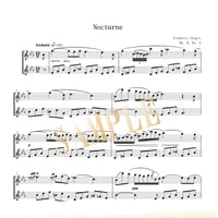 【Flute Duo】ノクターン 作品9-2／フレデリック・ショパン