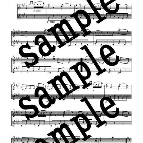 【PDF】続フルートデュオ名曲集25