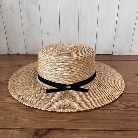 Standard Long Brim Black Ribbon