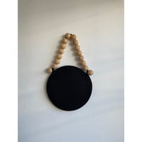SMALL CIRCLE TOTE WOOD STRAP