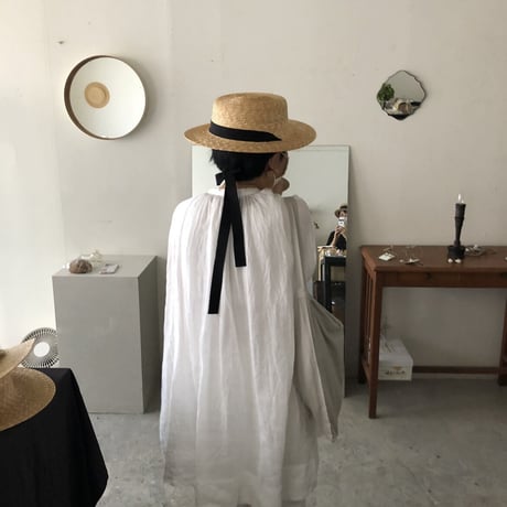 Straw Hat Garden Brim long
