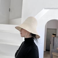 abaca hat  ivory