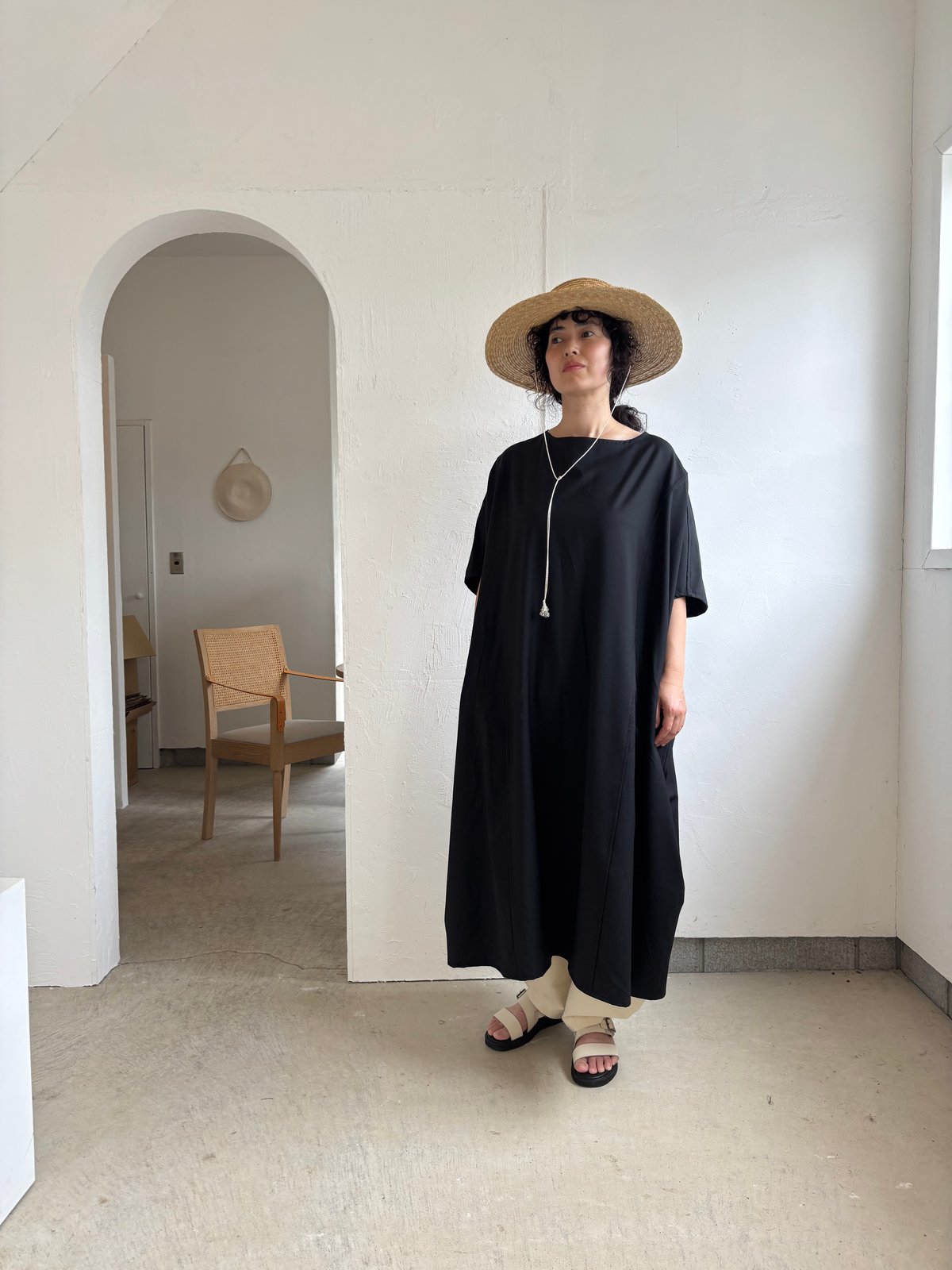 wicagrocery High Crown Long Brim 麦わら ストロ Straw Hat Garden Brim Long 2 | wicagrocery
