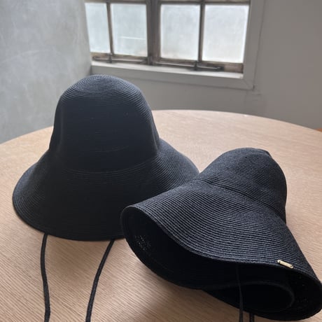 abaca hat black