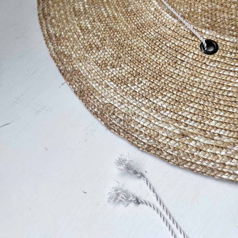 Straw Hat Garden Brim Long 2 | wicagrocery