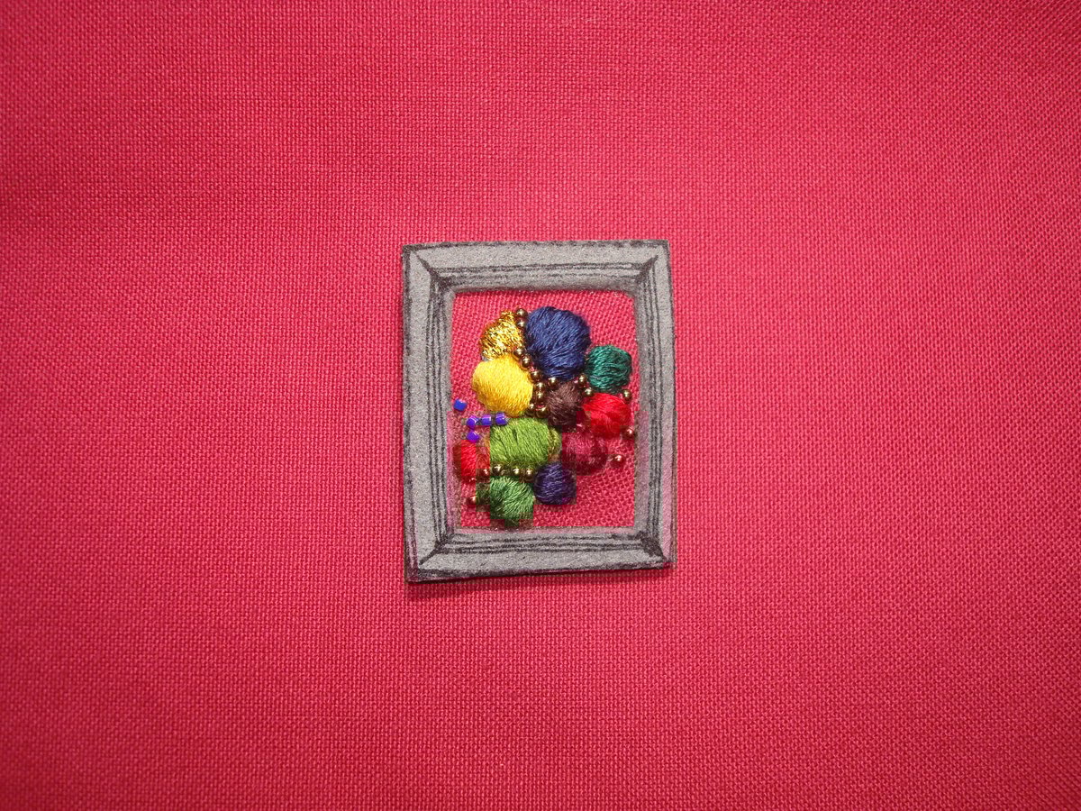 ミニアート人間ブローチ 《内面編》 【 覚悟 】 | マリコの美術館